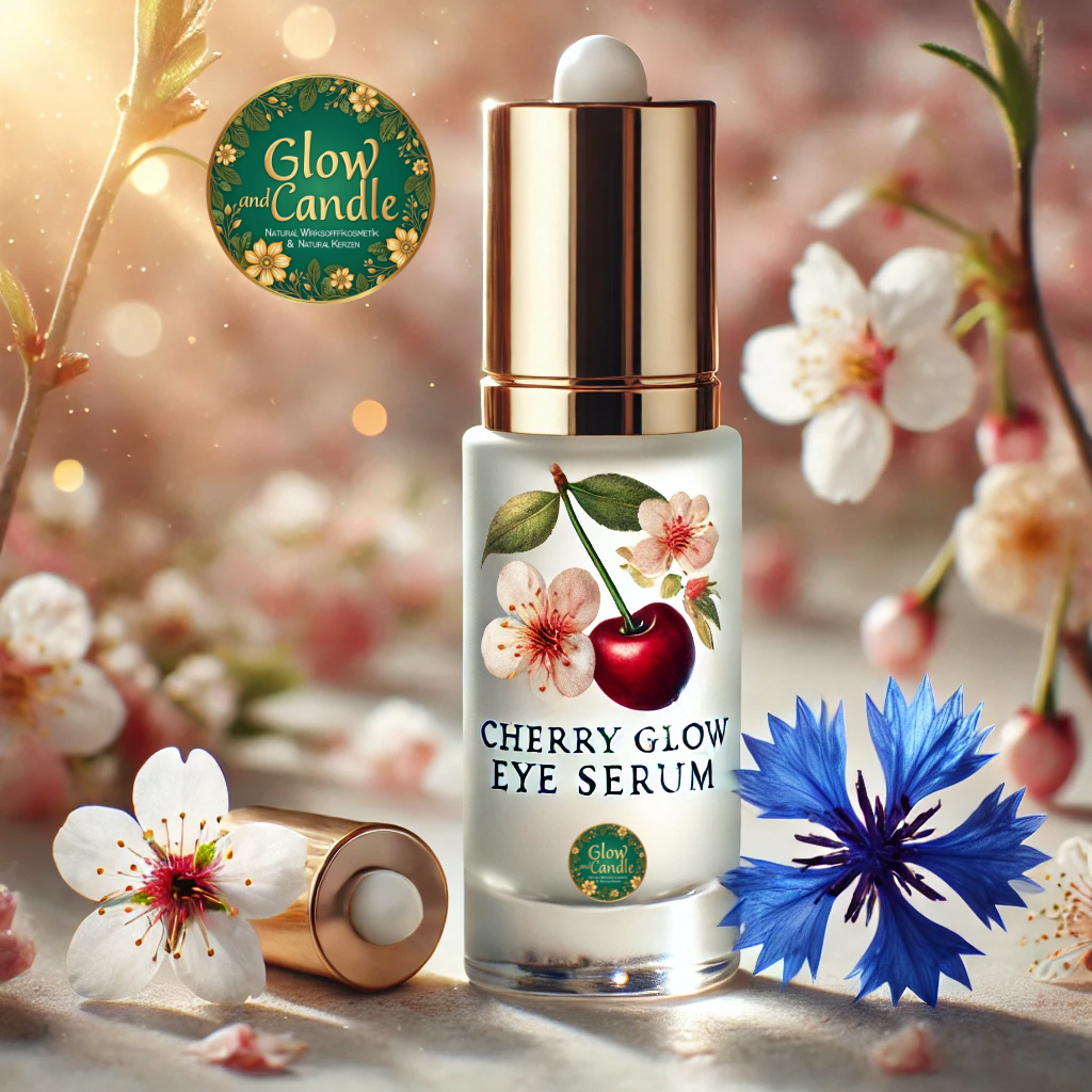 🍒 Cherry Glow Silk Eye Serum – Abschwellender Roll-On gegen Augenringe & Schwellungen