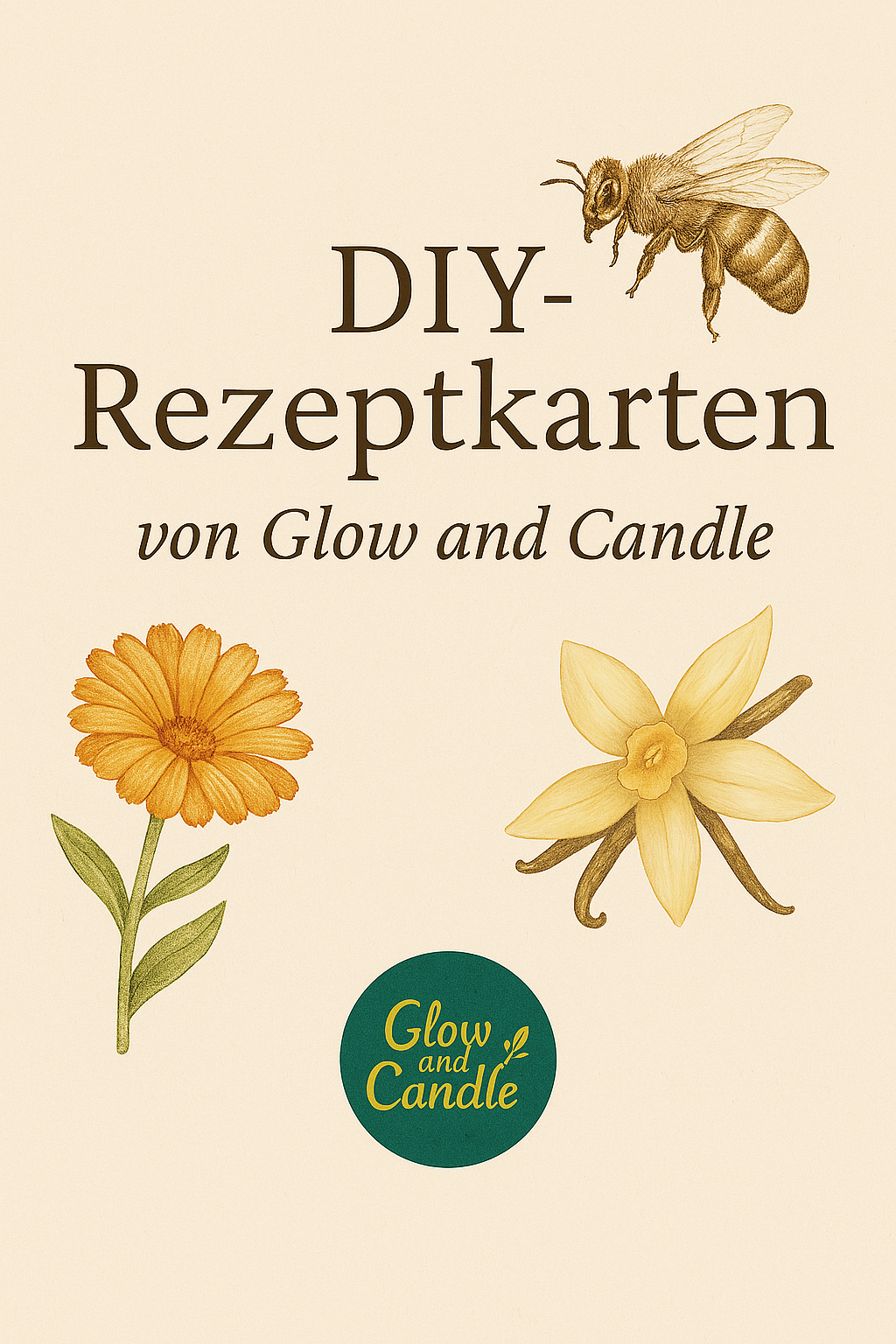 DIY-Rezeptkarten von Glow and Candle