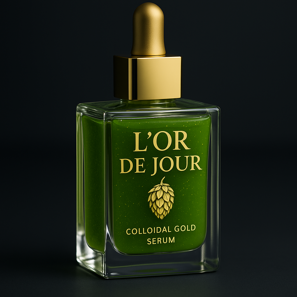 L’Or de Jour – Royal Glow Elixir | Vitamin C Serum mit Hopfensprossen & kolloidalem Gold | 30 ml